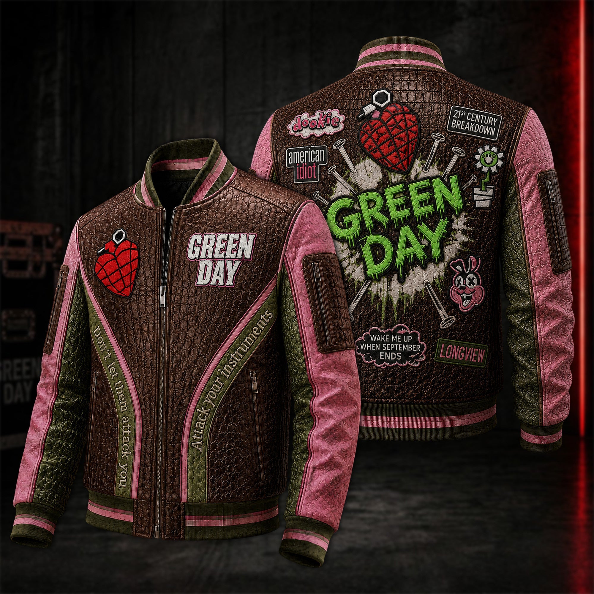 Premium GRD Leather Zipper Jacket PVNA