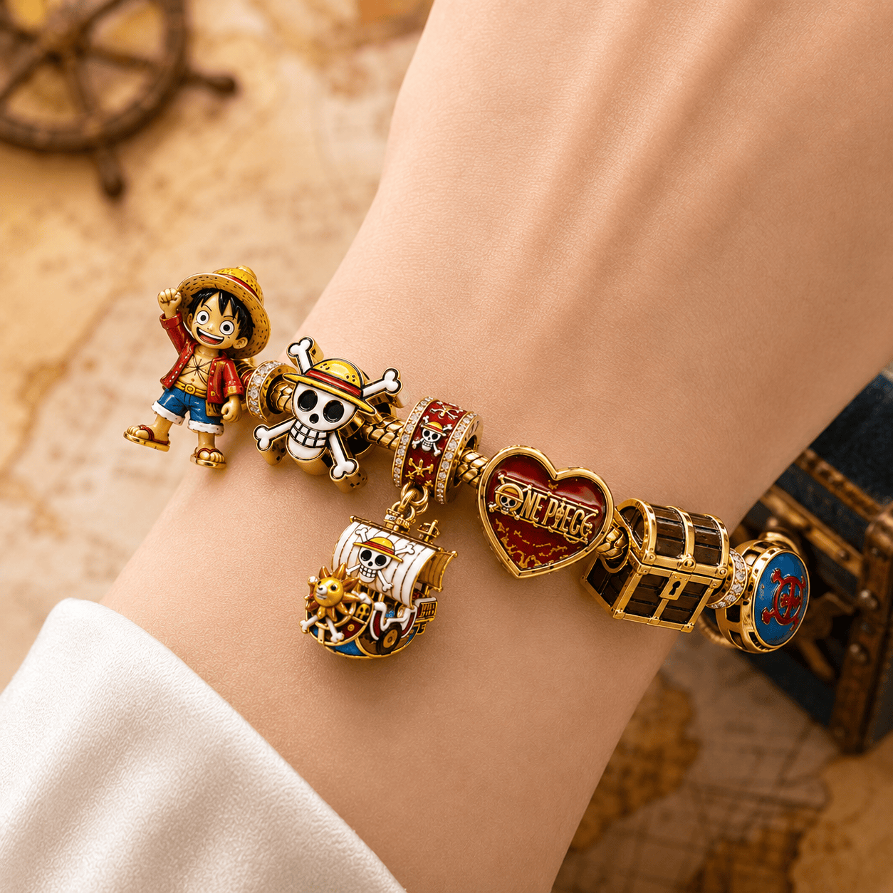OPC Gold Charm Bracelet Set BMD