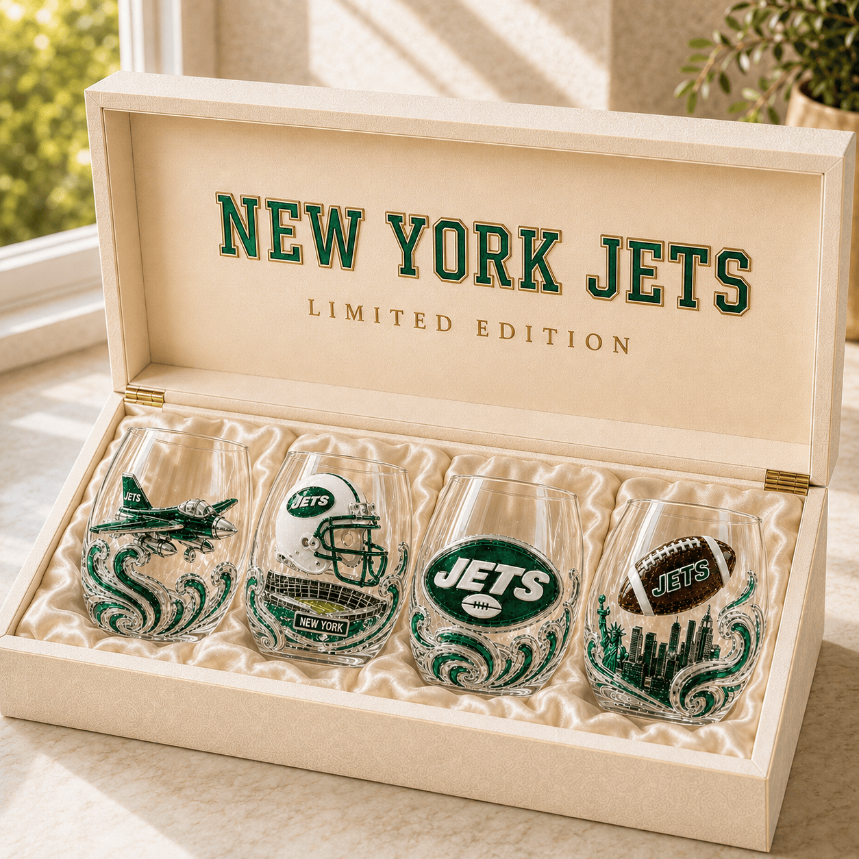 Premium NYJ Wine Glass Cup TMH