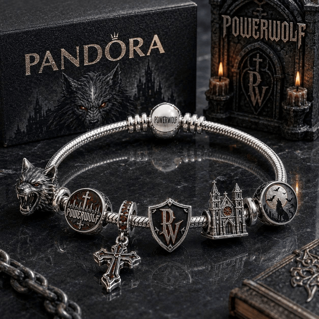POWF Silver Charm Bracelet Set VTH