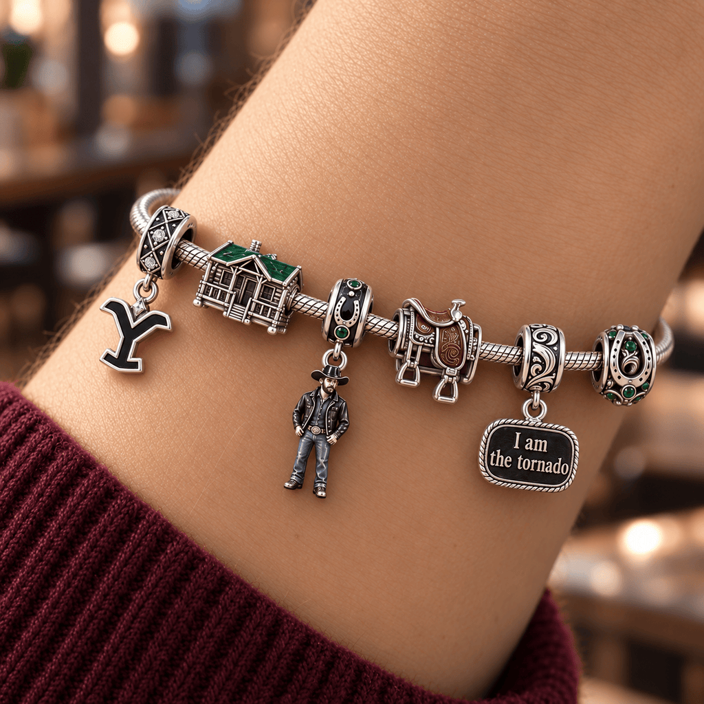 YLST Silver Charm Bracelet Set HQH