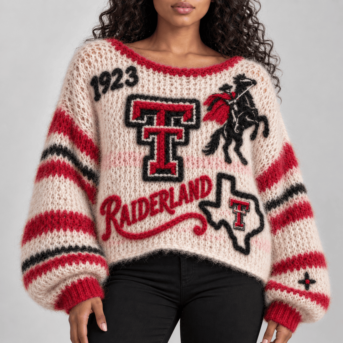 TTRR Women’s Open-Knit Sweater NTKO