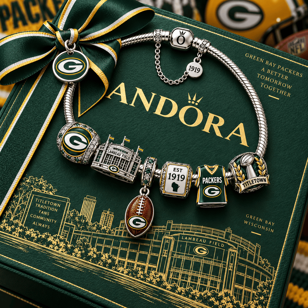 GBP Silver Charm Bracelet Set PTT